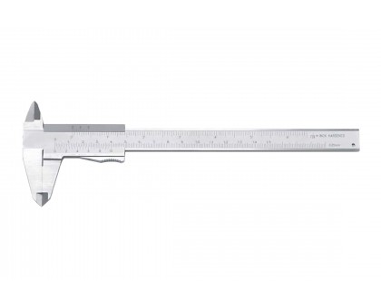 Штангенциркуль нониусный ШЦ-I 200 0-200мм шаг 0.02мм с фиксатором Mono Block GL, фото 1