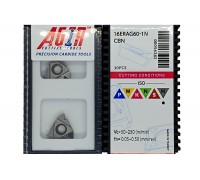 Твердосплавная пластина резьбовая 16ER AG60-1N CBN для наружной резьбы AGIR