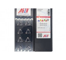 Твердосплавная пластина резьбовая 22NR 4API503 AU2040B для внутренней резьбы AGIR