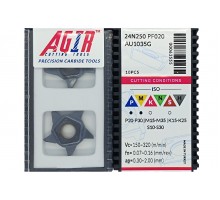 Твердосплавная пластина канавочная-отрезная PENTA 24N250 PF020 AU1035G AGIR