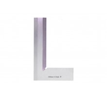 Угольник плоский лекальный УЛП 80х50мм класс точности 0 из закаленной нержавеющей стали GL