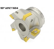 Фреза торцевая насадная T769 D080 d27 Z06 APKT 16 под пластину APKT 1604.. (YG1) TEKNIK