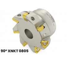 Фреза торцевая насадная T906 D080 d27 Z07 XNKT 08 под пластину XNKT 0805.. (KORLOY) TEKNIK