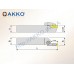 Резец токарный канавочный AAKT-K-R-2525-100-150-3-T17 для торцевых канавок под пластину MGM. 300 (KORLOY) державка AKKO