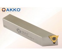 Резец токарный канавочный угловой AAUT-T20-R-2525-45 для наружных канавок под пластину T20.. (AKKO) державка AKKO