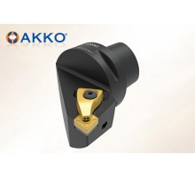 Резец токарный проходной с охлаждением AC4 TCLNR 27060 12 H под пластину CNMG 1204.. державка AKKO