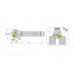 Фреза фасочная (зенковка) ACM30-TC16-D15x30-W16-L100-Z01 под пластину TCMT 16T3.. AKKO, фото 2