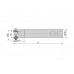 Фреза фасочная (зенковка) ACM45-SP1104-D25x39-W25-L150-Z02 под пластину SPGT 1104 AKKO, фото 2