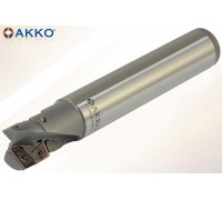 Фреза концевая с охлаждением ADM90-QO10-D20-C20-L130-Z0204-H под пластину QOMT 1035R-M2 AKKO Фреза концевая с охлаждением ADM90-QO10-D20-C20-L130-Z0204-H под пластину QOMT 1035R-M2 AKKO