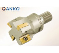 Сменная фрезерная головка с подачей СОЖ AEM90-AP10-D20-M10-L30-Z03-H под пластину APKT 1003.. AKKO