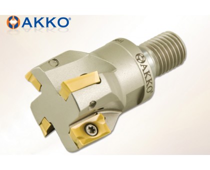 Сменная фрезерная головка с подачей СОЖ AEM90-AP10-D20-M10-L30-Z03-H под пластину APKT 1003.. AKKO, фото 1