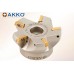 Фреза торцевая насадная с подачей СОЖ AFM75-AP16-D080-A27-Z05-H под пластину APKT 1604.. AKKO