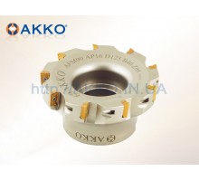 Фреза торцевая насадная с подачей СОЖ AFM90-AP16-D100-A32-Z08-H под пластину APKT 1604.. AKKO