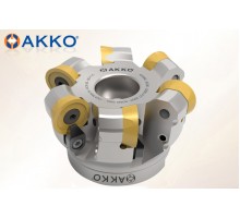 Фреза торцевая насадная с подачей СОЖ AFMRC-RO20-D080-A27-Z06-H под пластину ROMX 2006.. AKKO