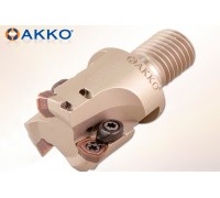 Сменная фрезерная головка с подачей СОЖ AHFMC-WD0804-D32-M16-L35-Z03-H под пластину WDMT 0804.. AKKO