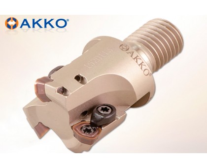 Сменная фрезерная головка с подачей СОЖ AHFMC-WD0804-D32-M16-L35-Z03-H под пластину WDMT 0804.. AKKO, фото 1