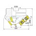 Фреза фасочная (зенковка) AHM30-AP16-D35x87-A27-Z0306-H под пластину APKT 1604.. AKKO, фото 2