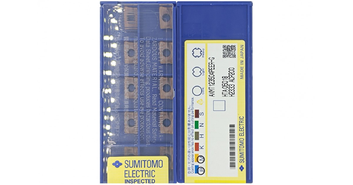 Твердосплавная пластина фрезерная AXMT 123504PEER-G ACP200