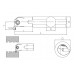 Резец токарный канавочный BIKTR 25-HK-2C tmax:7 для внутренних канавок под пластину S224.02.. (HORN) державка SMOXH, фото 2