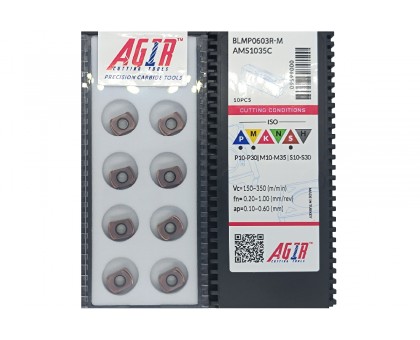 Твердосплавная пластина фрезерная BLMP 0603R-M AMS1035C AGIR, фото 1
