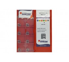 Твердосплавная пластина токарная по алюминию CCGT 060202-AL SN0115S SUMTOM