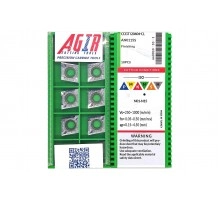 Твердосплавная пластина токарная по алюминию CCGT 120404-CL AN0115S AGIR Твердосплавная пластина токарная по алюминию CCGT 120404-CL AN0115S AGIR