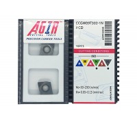 Твердосплавная пластина токарная с вставками PCD CCGW 09T302-1N PCD AGIR