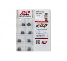 Твердосплавная пластина токарная CCMT 060202-SL AMS1035C AGIR Твердосплавная пластина токарная CCMT 060202-SL AMS1035C AGIR