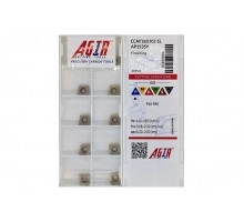 Твердосплавная пластина токарная CCMT 060202-SL AP1535Y AGIR Твердосплавная пластина токарная CCMT 060202-SL AP1535Y AGIR