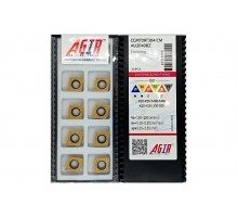 Твердосплавная пластина токарная CCMT 09T304-CM AU2040BZ AGIR Твердосплавная пластина токарная CCMT 09T304-CM AU2040BZ AGIR