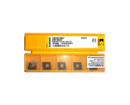 Твердосплавная пластина токарная CCMT 09T308-LF KC5010 KENNAMETAL, фото 1