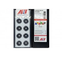 Твердосплавная пластина токарная по чугуну CCMT 09T308-MS AK1030B AGIR Твердосплавная пластина токарная по чугуну CCMT 09T308-MS AK1030B AGIR