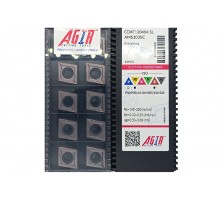 Твердосплавная пластина токарная CCMT 120404-SL AMS1035C AGIR
