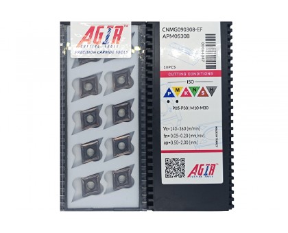 Твердосплавная пластина токарная CNMG 090308-EF APM0530B AGIR, фото 1