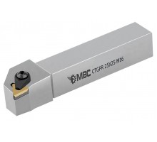 Резец токарный проходной CTGPR 2525 M22 под пластину TPKN 2204.. державка MBC