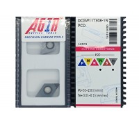 Твердосплавная пластина токарная с вставками PCD DCGW 11T308-1N PCD AGIR