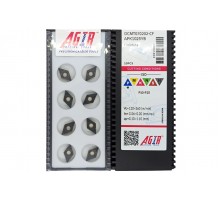 Твердосплавна пластина токарна DCMT 070202-CF APK1025YB AGIR