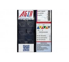 Твердосплавная пластина токарная DCMT 11T308-CR APK1035YB AGIR Твердосплавная пластина токарная DCMT 11T308-CR APK1035YB AGIR