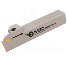 Резец токарный канавочный отрезной DKT-H 25x25 3C L наружный под пластину S229.03.. (HORN) державка MBC