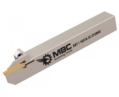 Резец токарный канавочный отрезной DKT-I 16x16 2C наружный под пластину DGN 20.. (ISCAR) державка MBC, фото 1