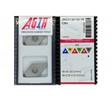 Твердосплавная пластина токарная с вставками DNGA 150408-1N CBN AGIR