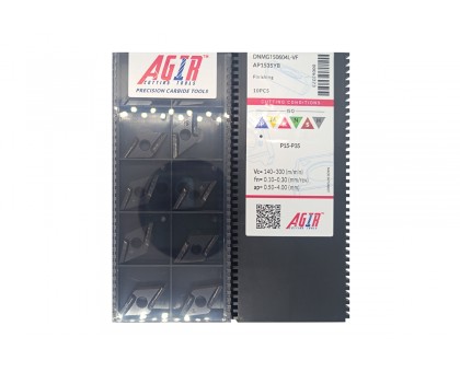 Твердосплавная пластина токарная DNMG 150604L-VF AP1535YB AGIR, фото 1