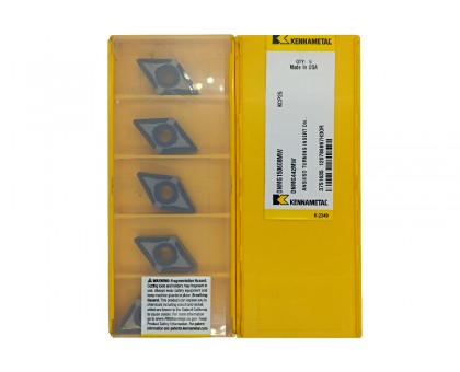 Твердосплавная пластина токарная DNMG 150608-MW KCP25 KENNAMETAL, фото 1