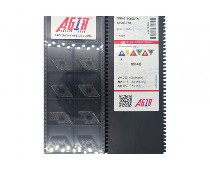 Твердосплавная пластина токарная DNMG 150608-TM AP2045YB AGIR, фото 1