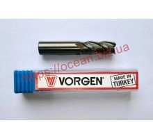 Фреза твердосплавная D8х20х45мм Z=4 ц/хв концевая монолитная VORGEN Фреза твердосплавная D8х20х45мм Z=4 ц/хв концевая монолитная VORGEN