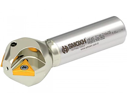 Фреза фасочная (зенковка) HF17.5 TC16 D17-24 W16 L100 Z01 под пластину TCM. 16T3.. SMOXH, фото 1