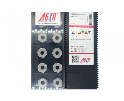 Твердосплавная пластина фрезерная HNGX 0906ANSN-M AU1035G AGIR, фото 1