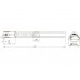 Резец токарный канавочный IKT-HK 25 4C для внутренних канавок под пластину S224.04.. (HORN) державка MBC, фото 2