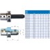 Оправка EPS/PSK/CAPTO 50/C5 для инструмента с хвостовиком типа Weldon d12х60мм ISO 26623-1 форма AD EROGLU, фото 3