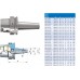 Оправка HSK-A 63 M8x101мм для сменных фрезерных головок DIN69893-1 форма AD EROGLU, фото 3